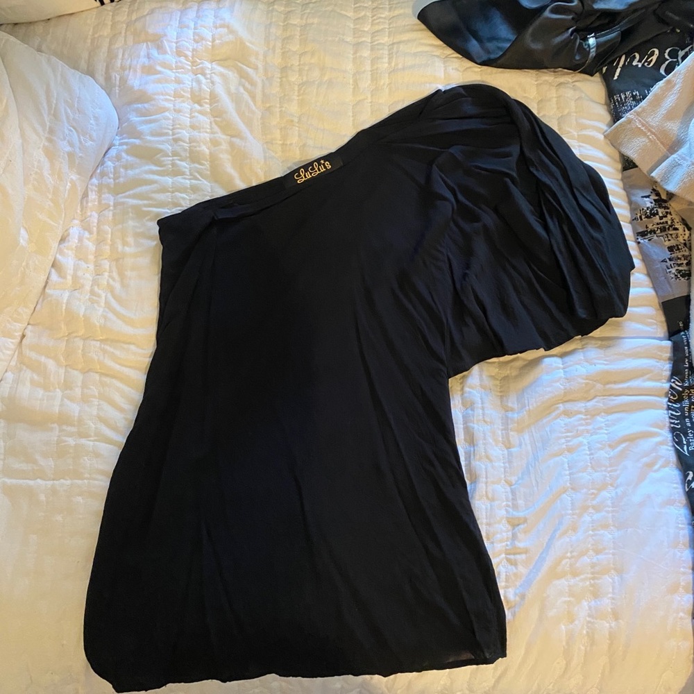 Black mini dress